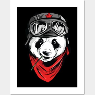 cool panda Posters and Art